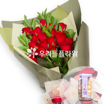 꽃다발(초콜릿 & 캔디포함)