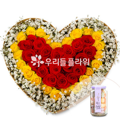 하트사탕바구니